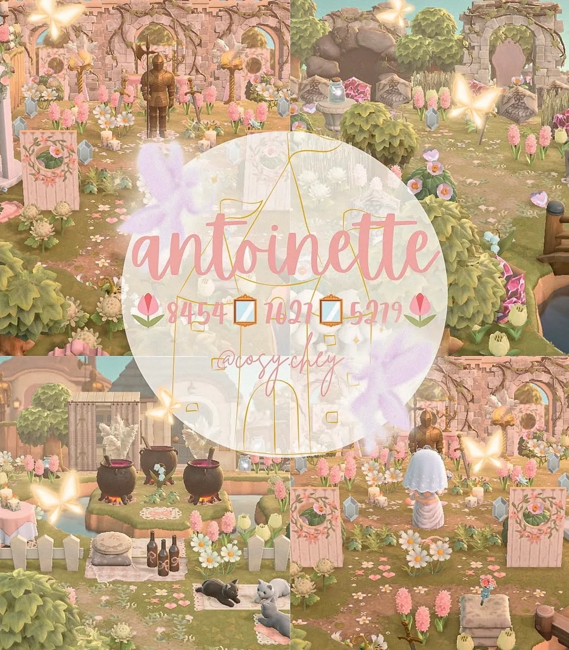Antoinette — a fantasy Animal Crossing dream island